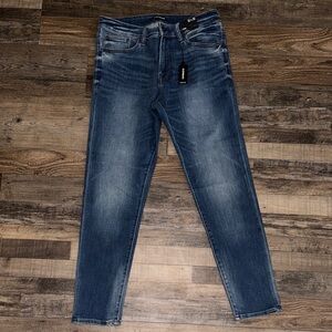 Men's Blue Express Ultra Hyper Stretch Skinny Jeans
